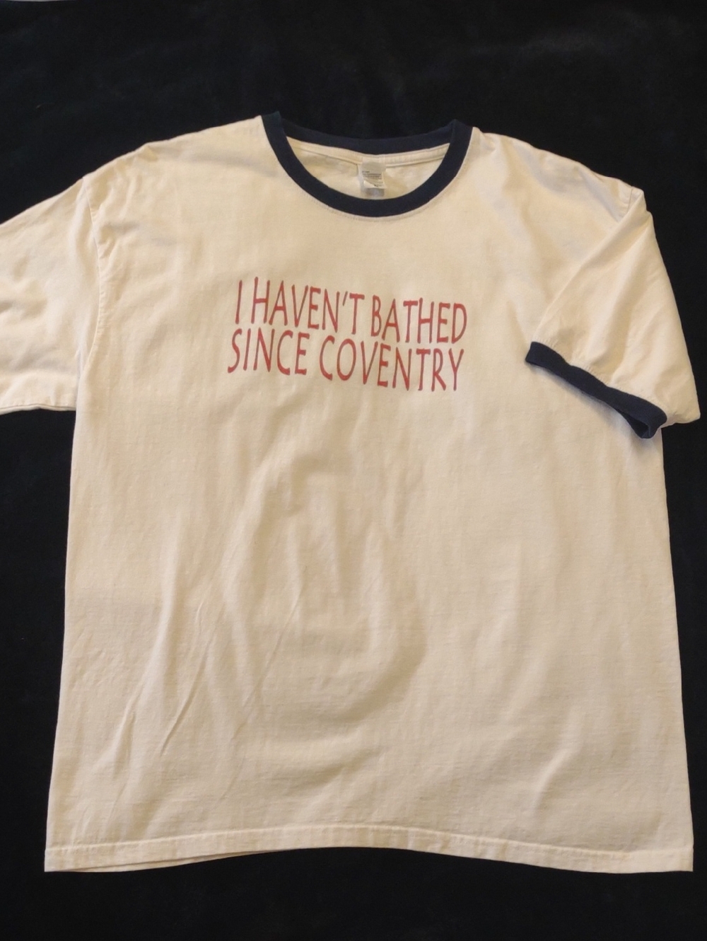 Vintage Y2K Phish Coventry White Tee w/Navy Trim & Red Script - Size XL